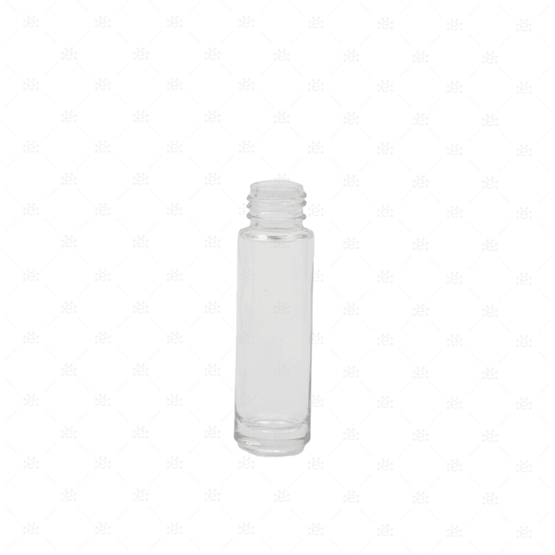 10Ml Clear Glass Roller Bottle - 5 Pack (New Style) (Bottle Only)