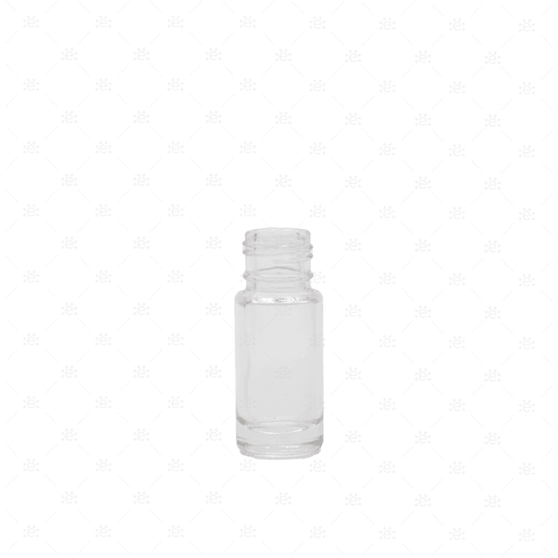 5Ml Clear Glass Roller Bottle - 5 Pack (New Style) (Bottle Only)
